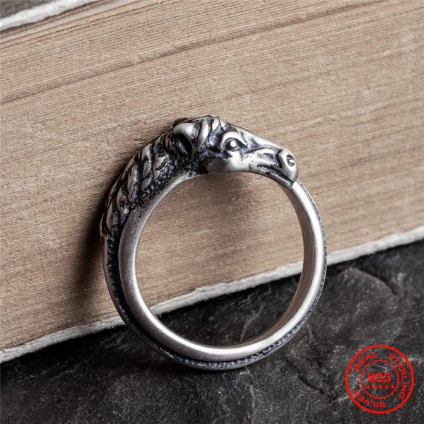 cluster rings mkendn vintage black 925 sterling silver zodiac horse head finger ring punk biker for men male women jewelry, Golden;silver
cluster rings mkendn vintage black 925 sterling silver zodiac horse head finger ring punk biker for men male women jewelry, Golden;silver