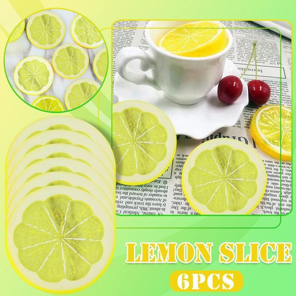 party decoration 6pc artificial fruit plastic fashion creative slice realistic fake festival
party decoration 6pc artificial fruit plastic fashion creative slice realistic fake festival