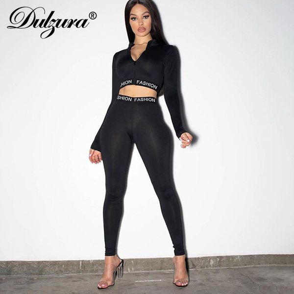 dulzura letter print women 2 piece set gym crop zipper long sleeve leggings bodycon streetwear workout sporty tracksuit, Black;white
dulzura letter print women 2 piece set gym crop zipper long sleeve leggings bodycon streetwear workout sporty tracksuit, Black;white