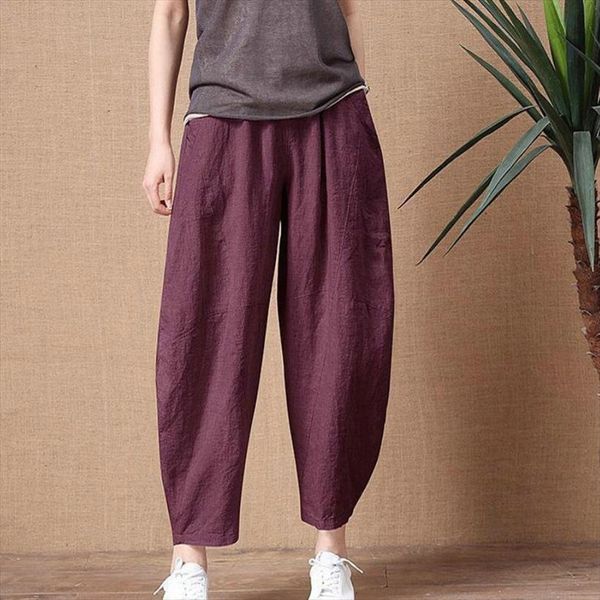 ropa de mujer algodn pantalones womens capris cintura elstica clsicos seora loose casuales talla grande, Black;white
ropa de mujer algodn pantalones womens capris cintura elstica clsicos seora loose casuales talla grande, Black;white