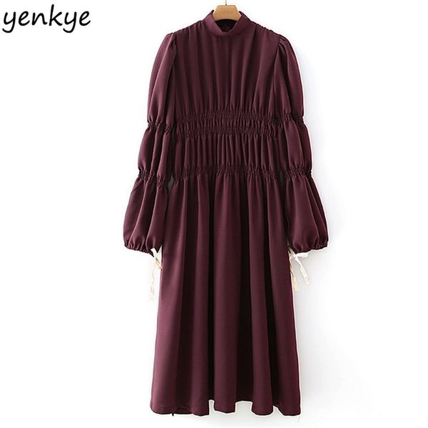 fashion women vintage wine dress lantern sleeve half high neck plus size midi casual vestido 210514, Black;gray
fashion women vintage wine dress lantern sleeve half high neck plus size midi casual vestido 210514, Black;gray