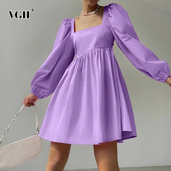 elegant solid dress for women square collar puff long sleeve patchwork bowknot backless mini dresses female summer tide 210507, Black;gray
elegant solid dress for women square collar puff long sleeve patchwork bowknot backless mini dresses female summer tide 210507, Black;gray