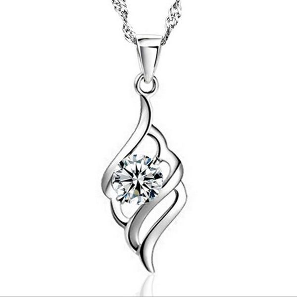 pendant necklaces party girl decoration gift engagement hanging rhinestone simple wedding diy women, Silver
pendant necklaces party girl decoration gift engagement hanging rhinestone simple wedding diy women, Silver
