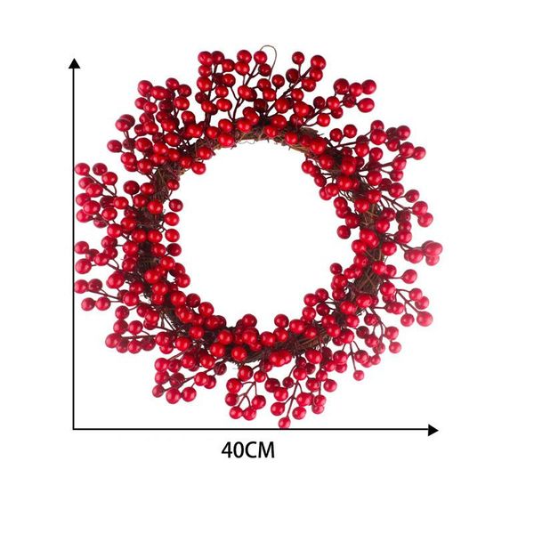 decorative flowers & wreaths 1pcs christmas red berry wreath xmas door wall hanging garland decor vacation
decorative flowers & wreaths 1pcs christmas red berry wreath xmas door wall hanging garland decor vacation