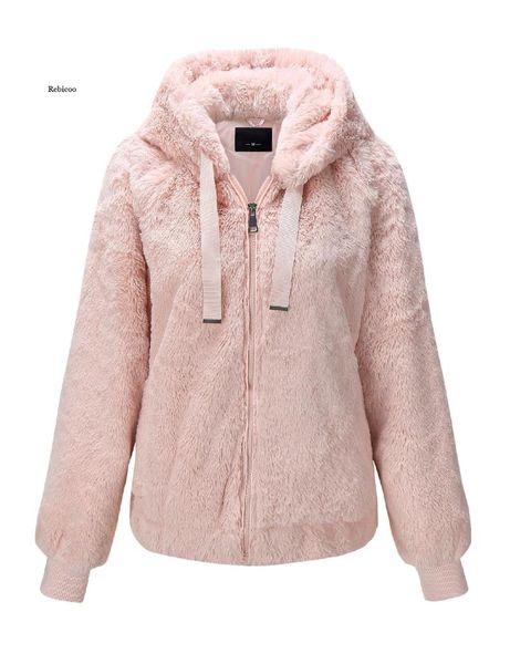 women's fur & faux winter women coat with hood long sleeve fuzzy jacket warm hooded outerwear female plus size zipper overcoat, Black
women's fur & faux winter women coat with hood long sleeve fuzzy jacket warm hooded outerwear female plus size zipper overcoat, Black