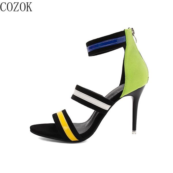 high heel women's sandals casual fashion temperament all-match shoes mature color matching 2021, Black
high heel women's sandals casual fashion temperament all-match shoes mature color matching 2021, Black