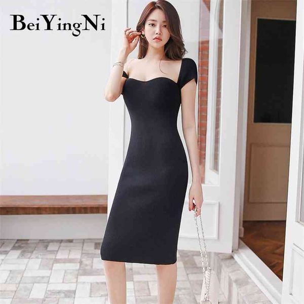 korean long knit dress skinny casual party elegant black package hip club vintage fashion slim 210506, Black;gray
korean long knit dress skinny casual party elegant black package hip club vintage fashion slim 210506, Black;gray