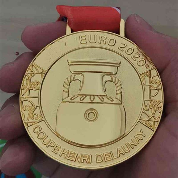 2020 european cup medal portuguese champion the 2021 golden football champions finals souvenirs 
2020 european cup medal portuguese champion the 2021 golden football champions finals souvenirs