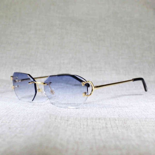 2022 factory wholesale new vintage diamonds cutting clear glasses rimless sunglasses men metal frame shades women oculos gafas for beaching, White;black
2022 factory wholesale new vintage diamonds cutting clear glasses rimless sunglasses men metal frame shades women oculos gafas for beaching, White;black