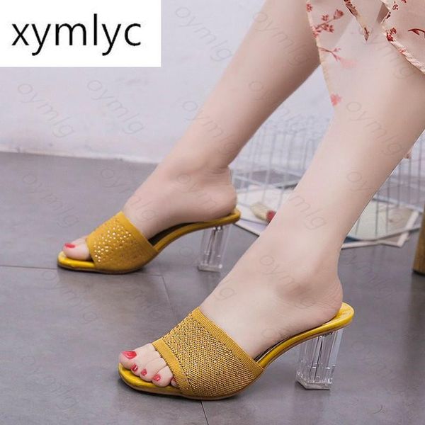 clear crystal knitting slippers women sandals flyweaving shoes for flipflops rhinestones transparent high heels slides2021, Black
clear crystal knitting slippers women sandals flyweaving shoes for flipflops rhinestones transparent high heels slides2021, Black