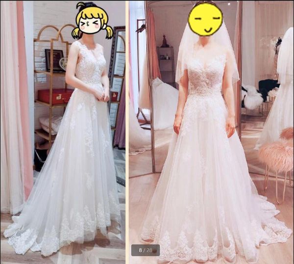 exquisite white tulle a line wedding dress sleeveless lace appliques illusion back elegant bride dresses floor length simple court train bri
exquisite white tulle a line wedding dress sleeveless lace appliques illusion back elegant bride dresses floor length simple court train bri