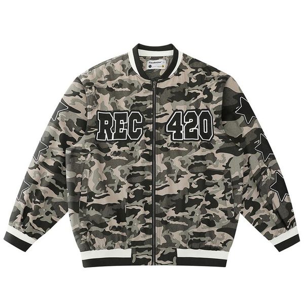 men's jackets camouflage baseball jacket vintage letter embroidery coats autumn oversized v-neck uniform streetwear, Black;brown
men's jackets camouflage baseball jacket vintage letter embroidery coats autumn oversized v-neck uniform streetwear, Black;brown