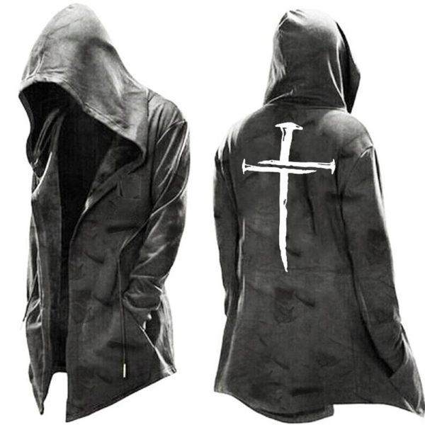 men's jackets men loose hooded jacket cape long cloak black coats coat halloween costume, Black;brown
men's jackets men loose hooded jacket cape long cloak black coats coat halloween costume, Black;brown