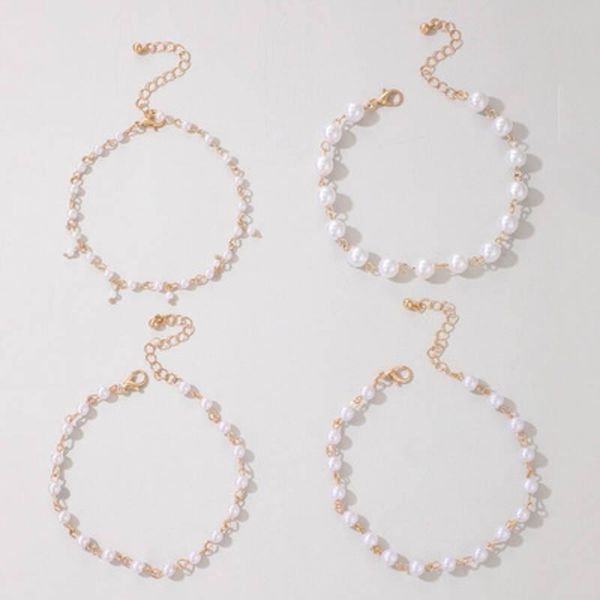 anklets uotix simple generous tassel foot ornaments female beach imitation pearl anklet 4-piece set for women jewlery gift, Red;blue
anklets uotix simple generous tassel foot ornaments female beach imitation pearl anklet 4-piece set for women jewlery gift, Red;blue