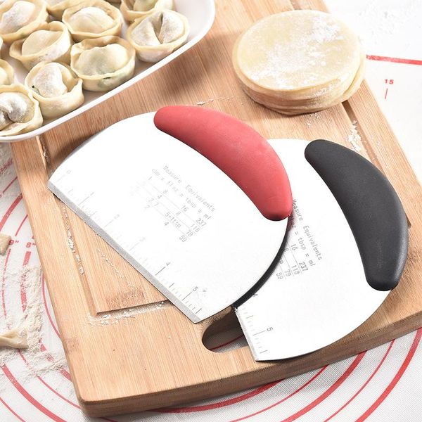 stainless steel dough cutter scraper with scale spatula bread knife measurement baking tool bakeware & pastry tools
stainless steel dough cutter scraper with scale spatula bread knife measurement baking tool bakeware & pastry tools