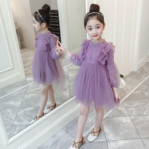 girl's dresses children for party and wedding kids clothes girls long sleeve lace birthday dress pure color casual gauze princess, Red;yellow
girl's dresses children for party and wedding kids clothes girls long sleeve lace birthday dress pure color casual gauze princess, Red;yellow
