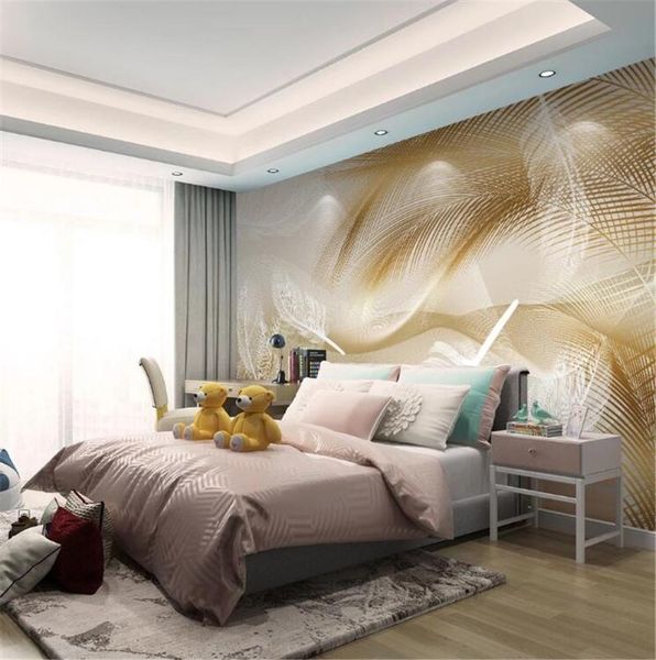 wallpapers bacal custom large 3d wallpaper mural modern minimalist light luxury feather golden lines tv background wall painting home decor
wallpapers bacal custom large 3d wallpaper mural modern minimalist light luxury feather golden lines tv background wall painting home decor