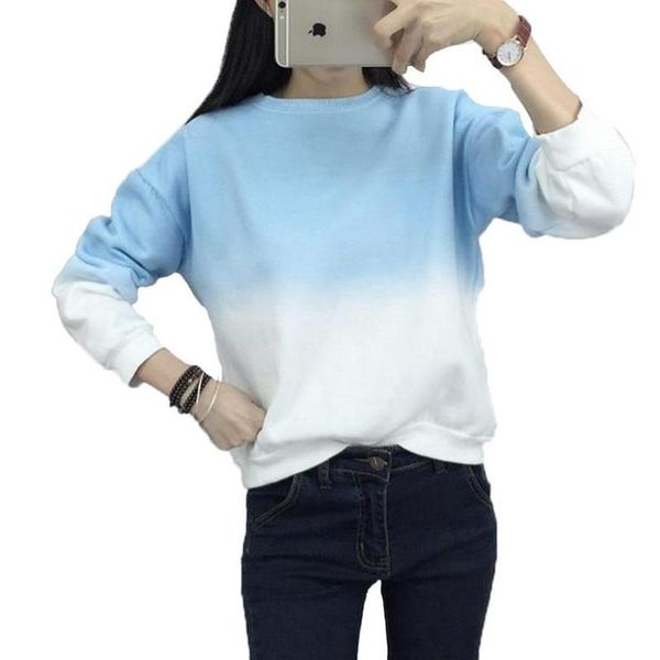 women's hoodies & sweatshirts fashion long sleeve slim autumn moletom round neck gradual change printing sudadera m -xxl loose women sw, Black
women's hoodies & sweatshirts fashion long sleeve slim autumn moletom round neck gradual change printing sudadera m -xxl loose women sw, Black