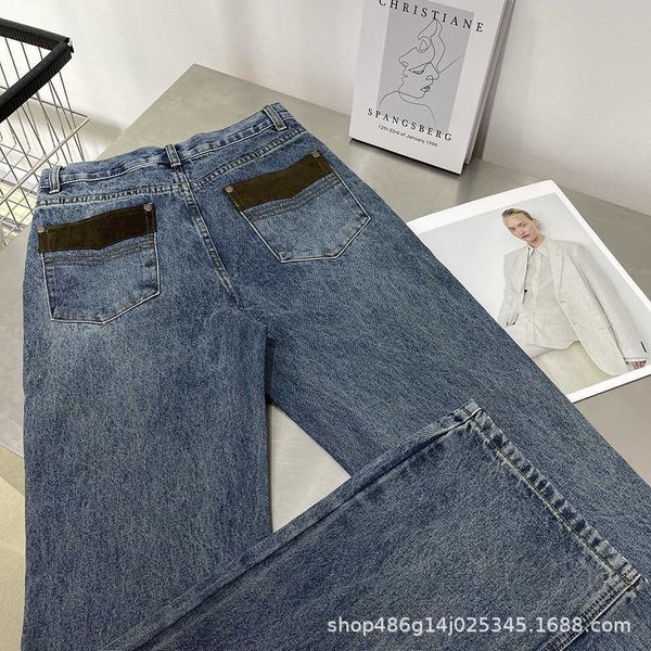 ce home triumphal leather back pocket jeans high waist straight tube hip lift slim and versatile women's long pants, Blue
ce home triumphal leather back pocket jeans high waist straight tube hip lift slim and versatile women's long pants, Blue