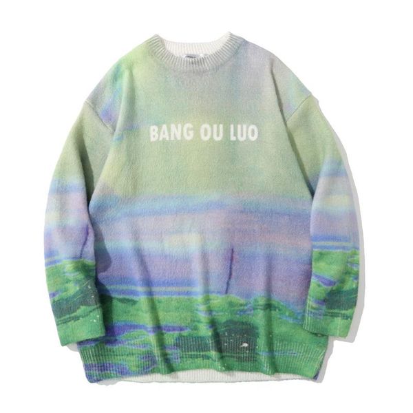 men's sweaters gtdom 2021 autumn winter cotton casual couple knit sweater harajuku fashion gradient long sleeve o-neck men clothing, White;black
men's sweaters gtdom 2021 autumn winter cotton casual couple knit sweater harajuku fashion gradient long sleeve o-neck men clothing, White;black