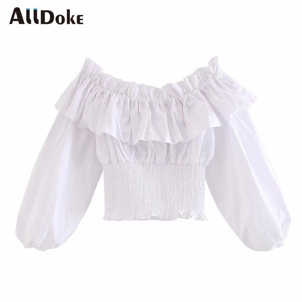 women's blouses & shirts alldoke slash neck blouse women summer ruffles lantern sleeve crop shirt femme white casual ladies blusas
women's blouses & shirts alldoke slash neck blouse women summer ruffles lantern sleeve crop shirt femme white casual ladies blusas