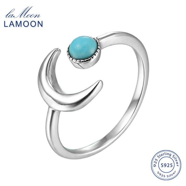 cluster rings lamoon 925 sterling silver open for women moon geometry turquoise adjustable finger ring fine jewelry sr175-1, Golden;silver
cluster rings lamoon 925 sterling silver open for women moon geometry turquoise adjustable finger ring fine jewelry sr175-1, Golden;silver