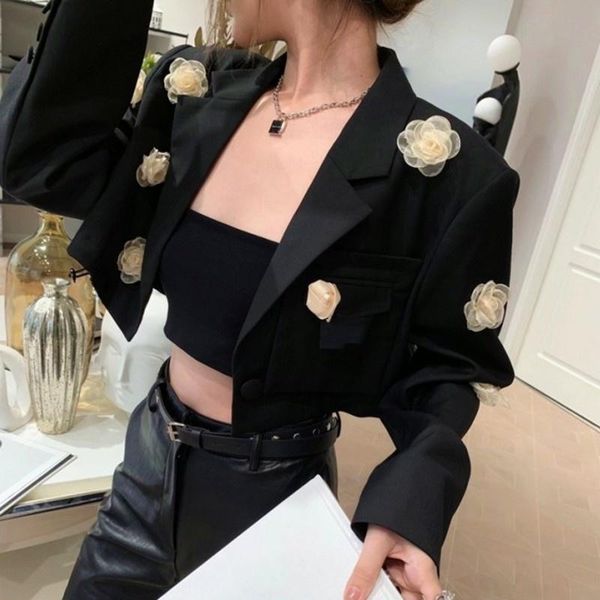 women's suits & blazers stereoscopic fashion flowers jackets womens autumn korean style short loose long sleeve elegant high street out, White;black
women's suits & blazers stereoscopic fashion flowers jackets womens autumn korean style short loose long sleeve elegant high street out, White;black