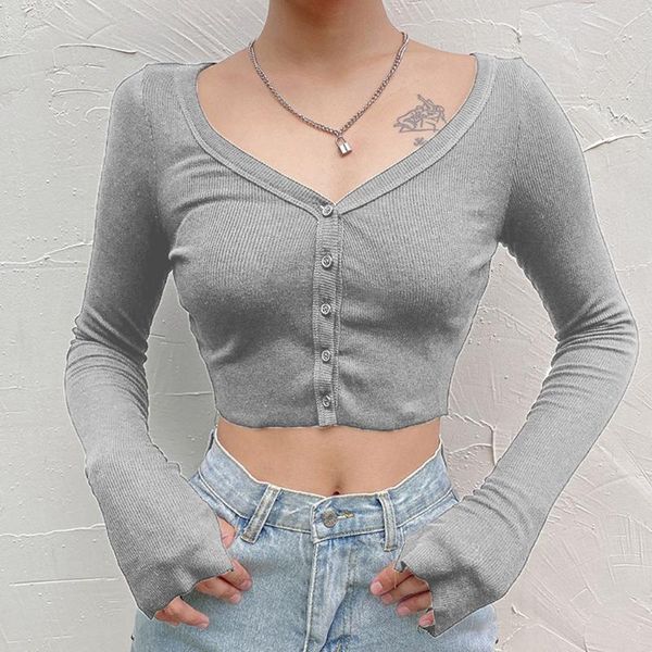 women's t-shirt zoulv spring women long sleeve crop deep v neck basic solid black white casual elegant tee shirt
women's t-shirt zoulv spring women long sleeve crop deep v neck basic solid black white casual elegant tee shirt