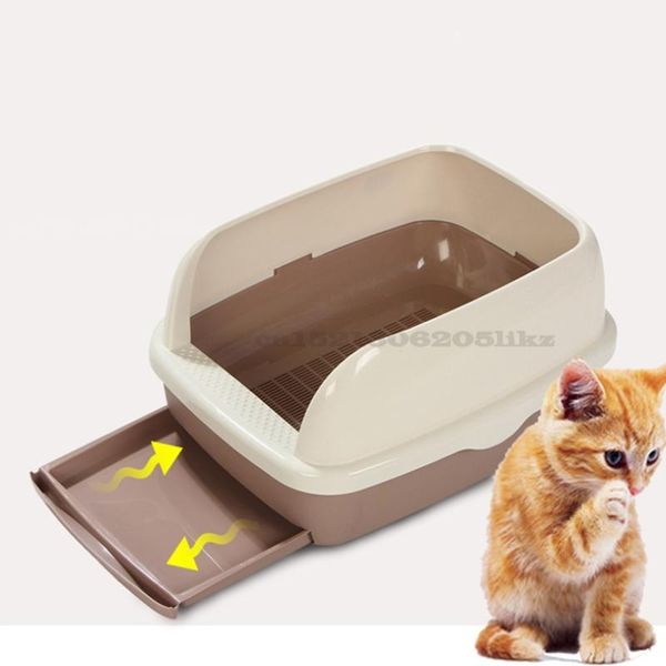 semi-enclosed cat litter basin large drawers toilet splash-proof double-layer plastic pet supplies durable beds & furniture
semi-enclosed cat litter basin large drawers toilet splash-proof double-layer plastic pet supplies durable beds & furniture