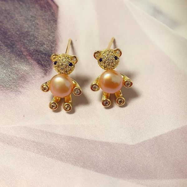 stud korean fashion mini earrings women natural pearl cute bear simple wild 925 silver needle jewelry, Golden;silver
stud korean fashion mini earrings women natural pearl cute bear simple wild 925 silver needle jewelry, Golden;silver