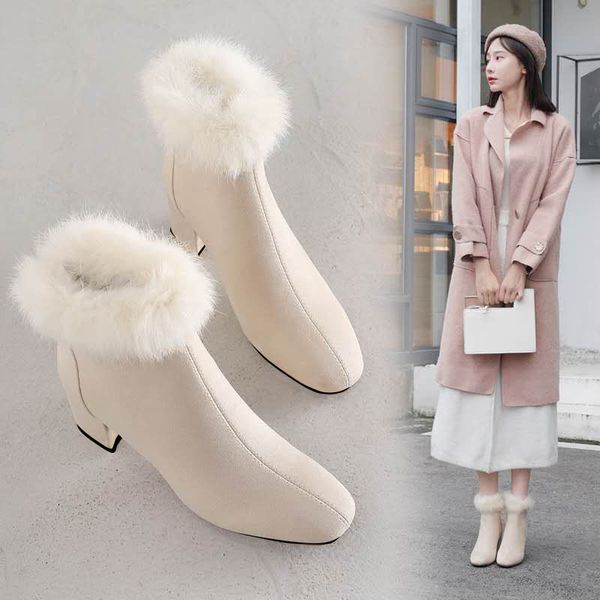 fhanchu 2022 genuine cony hair women short bootsfashion plush winter shoeblock heel ankle botasround toeblackbeigedropship, Black
fhanchu 2022 genuine cony hair women short bootsfashion plush winter shoeblock heel ankle botasround toeblackbeigedropship, Black
