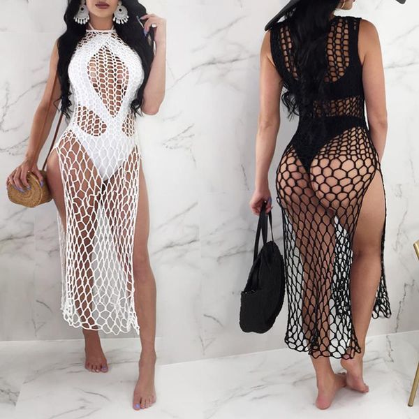 beach cover up tunic women swimwear bikini coverups 2021 mesh crochet transparent dress swimsuit wear pareo beachwear women's, White;black
beach cover up tunic women swimwear bikini coverups 2021 mesh crochet transparent dress swimsuit wear pareo beachwear women's, White;black