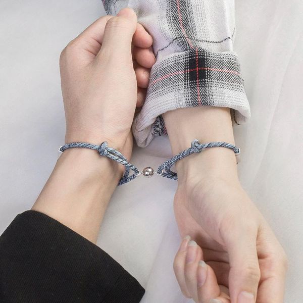 charm bracelets couple for women men bracelet friendship rope braided distance magnetic lover wholesale jewelry, Golden;silver
charm bracelets couple for women men bracelet friendship rope braided distance magnetic lover wholesale jewelry, Golden;silver