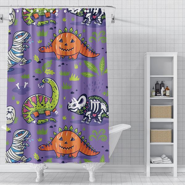 little dinosaur pattern 3d printed shower curtain waterproof, antifouling, durable and fine workmanship
little dinosaur pattern 3d printed shower curtain waterproof, antifouling, durable and fine workmanship