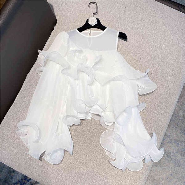blouses holiday seaside women's shirts blouse spring and summer girls ladies off shoulder pleated cake chiffon blusas, White
blouses holiday seaside women's shirts blouse spring and summer girls ladies off shoulder pleated cake chiffon blusas, White