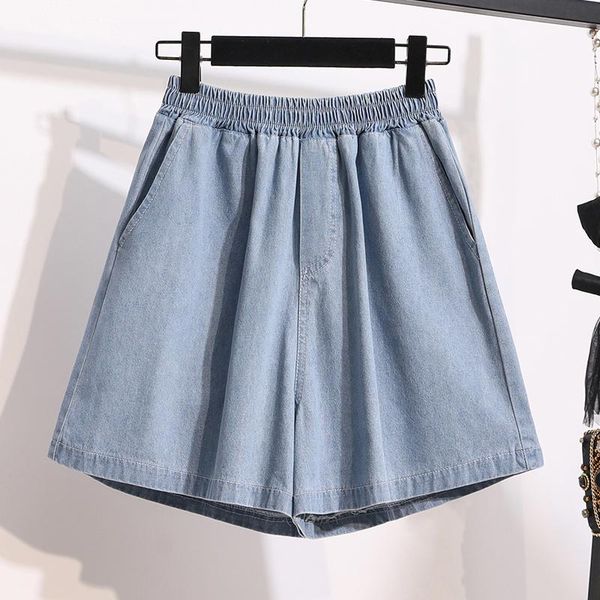 women's shorts m-5xl women denim summer 2021 casual elastic waist thin short jeans loose legs female black white blue, White;black
women's shorts m-5xl women denim summer 2021 casual elastic waist thin short jeans loose legs female black white blue, White;black