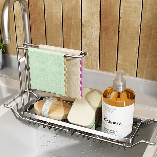 sink storage rack kitchen accessories stainless steel drying drain basket drainer holder for faucets
sink storage rack kitchen accessories stainless steel drying drain basket drainer holder for faucets