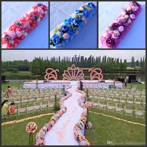 25cmx 100cm wedding decoration arch flower rows party aisle decorative road cited centerpieces supplies 10pcs/lot flowers & wreaths
25cmx 100cm wedding decoration arch flower rows party aisle decorative road cited centerpieces supplies 10pcs/lot flowers & wreaths