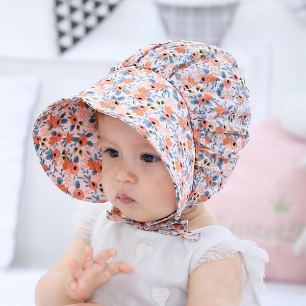 caps & hats 40jc summer spring baby cotton floral printing sun hat infants wide brimmed bonnet, Yellow
caps & hats 40jc summer spring baby cotton floral printing sun hat infants wide brimmed bonnet, Yellow