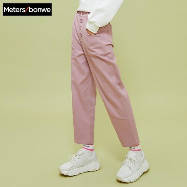 women's pants & capris metersbonwe casual female 2021 spring women loose straight trousers office lady high quality, Black;white
women's pants & capris metersbonwe casual female 2021 spring women loose straight trousers office lady high quality, Black;white