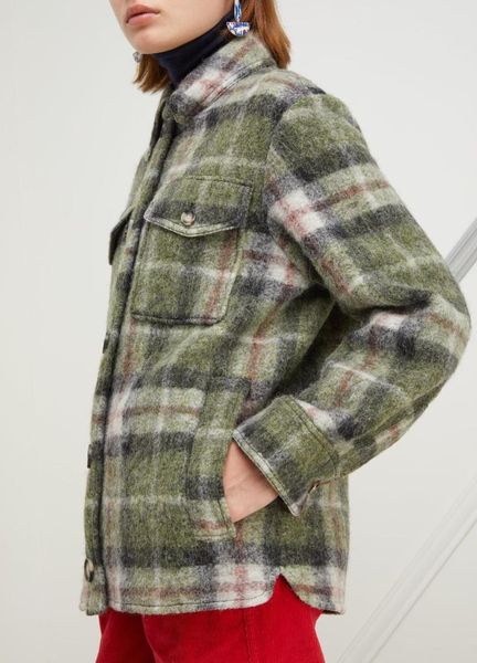 women's wool & blends womens casual loose stylish turn down neck vintage plaid thick blend shirt jackets fashion long sleeve check out, Black 
women's wool & blends womens casual loose stylish turn down neck vintage plaid thick blend shirt jackets fashion long sleeve check out, Black