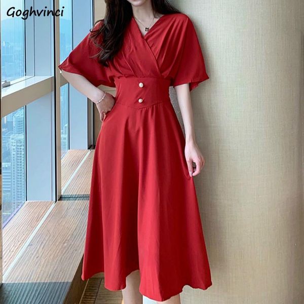 chiffon short sleeve dress women summer elegant button solid v-neck all-match retro korean style chic trendy leisure vintage casual dresses, Black;gray
chiffon short sleeve dress women summer elegant button solid v-neck all-match retro korean style chic trendy leisure vintage casual dresses, Black;gray