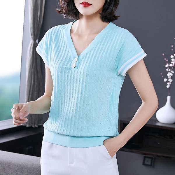 women's t-shirt coigarsam 4xl plus size loose women t shirt summer knitting short sleeve tee blue 6518, White
women's t-shirt coigarsam 4xl plus size loose women t shirt summer knitting short sleeve tee blue 6518, White