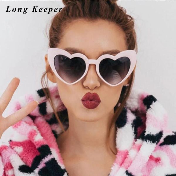 sunglasses women cat eye 2021 female cute love heart sun glasses retro lday big frame pink party sunglass, White;black
sunglasses women cat eye 2021 female cute love heart sun glasses retro lday big frame pink party sunglass, White;black