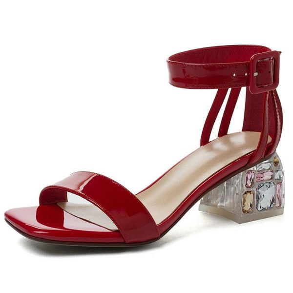 sandals rhinestone high heels women buckle genuine leather shoes woman summer fashion night club party, Black
sandals rhinestone high heels women buckle genuine leather shoes woman summer fashion night club party, Black