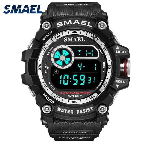 digital watch military army smael men 50m waterproof led alarm clock satch relojes hombre 8010 sport watches for wristwatches, Slivery;brown
digital watch military army smael men 50m waterproof led alarm clock satch relojes hombre 8010 sport watches for wristwatches, Slivery;brown