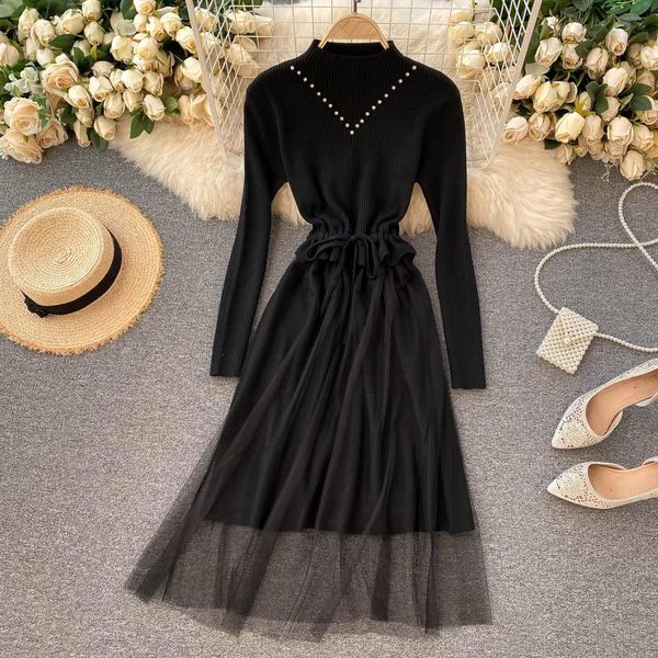 casual dresses yizzhoy women vintage diamond o-neck bandage slim midi dress female a-line edible tree knitting mesh patchwork, Black;gray
casual dresses yizzhoy women vintage diamond o-neck bandage slim midi dress female a-line edible tree knitting mesh patchwork, Black;gray