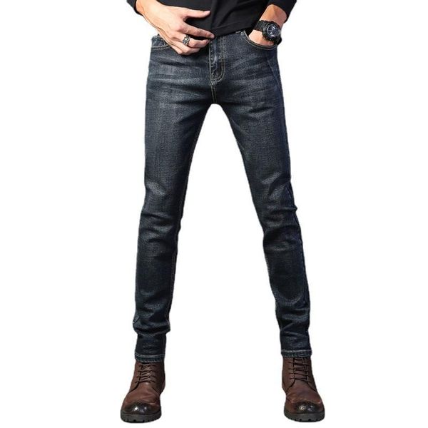men's jeans spring and summer straight slim long pants korean fashion casual stretch, Blue
men's jeans spring and summer straight slim long pants korean fashion casual stretch, Blue