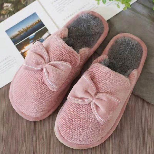 slippers winter women's baotou plush cotton warm anti-skid and wear-resistant home slipper student, Black
slippers winter women's baotou plush cotton warm anti-skid and wear-resistant home slipper student, Black