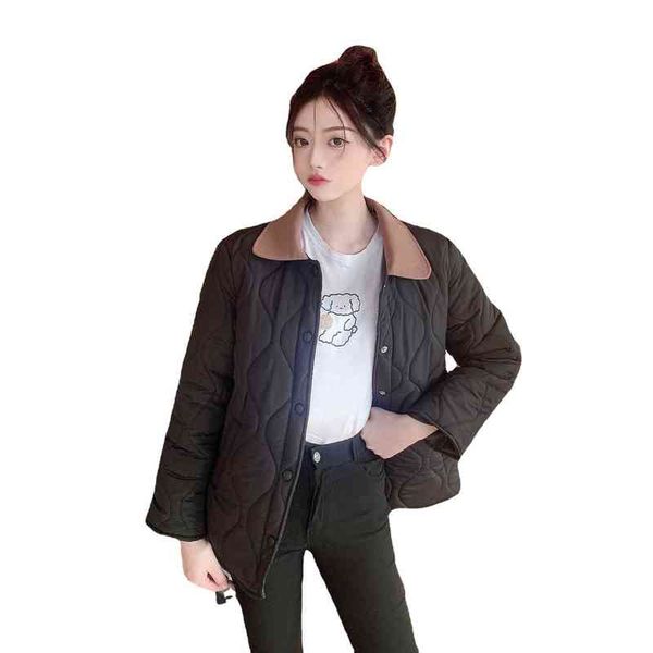2021 winter simple lingge short light casual versatile fat mm cotton padded et down women's fashion, Black
2021 winter simple lingge short light casual versatile fat mm cotton padded et down women's fashion, Black